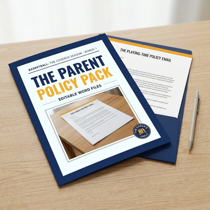 The Parent Policy Pack: editable meeting agenda, contract, playing-time email, 24-hour rule and communication log