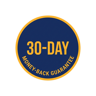 30-day money-back guarantee seal