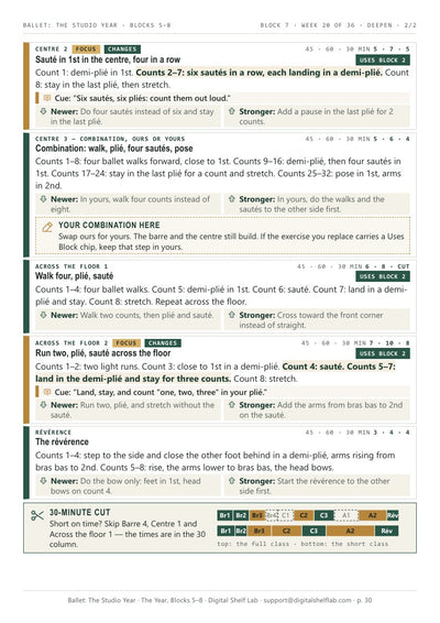 Block 7, page 6: week 20 continued