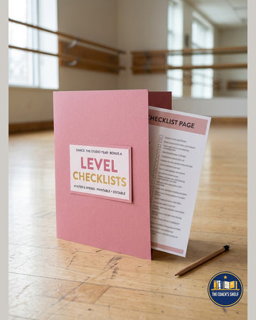 Level Checklists cover, with a printed checklist page