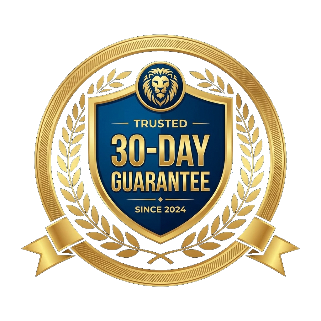30-Day 100% Money-Back Guarantee